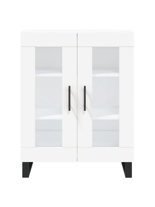Skříň highboard bílá 69,5 x 34 x 180 cm kompozitní dřevo