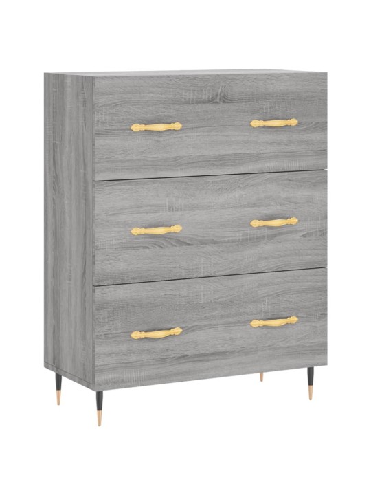 Skříň highboard šedá sonoma 69,5 x 34 x 180 cm kompozitní dřevo