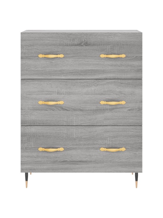 Skříň highboard šedá sonoma 69,5 x 34 x 180 cm kompozitní dřevo