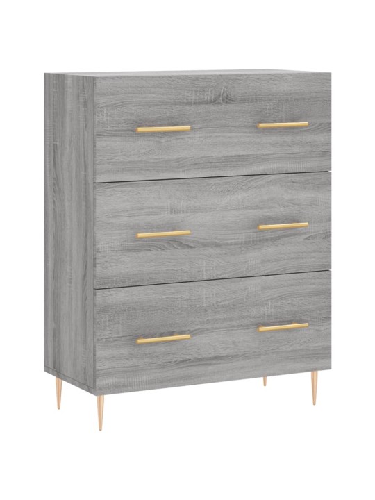 Skříň highboard šedá sonoma 69,5 x 34 x 180 cm kompozitní dřevo