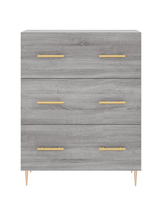 Skříň highboard šedá sonoma 69,5 x 34 x 180 cm kompozitní dřevo