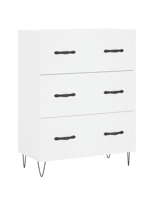 Skříň highboard bílá 69,5 x 34 x 180 cm kompozitní dřevo