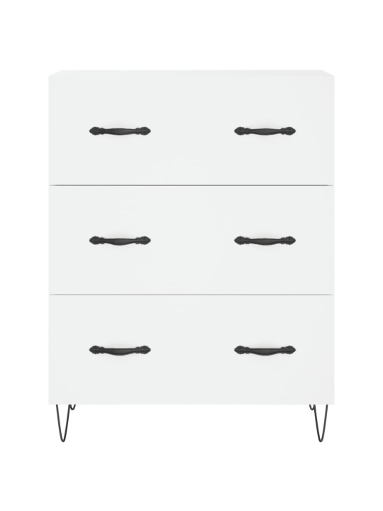 Skříň highboard bílá 69,5 x 34 x 180 cm kompozitní dřevo