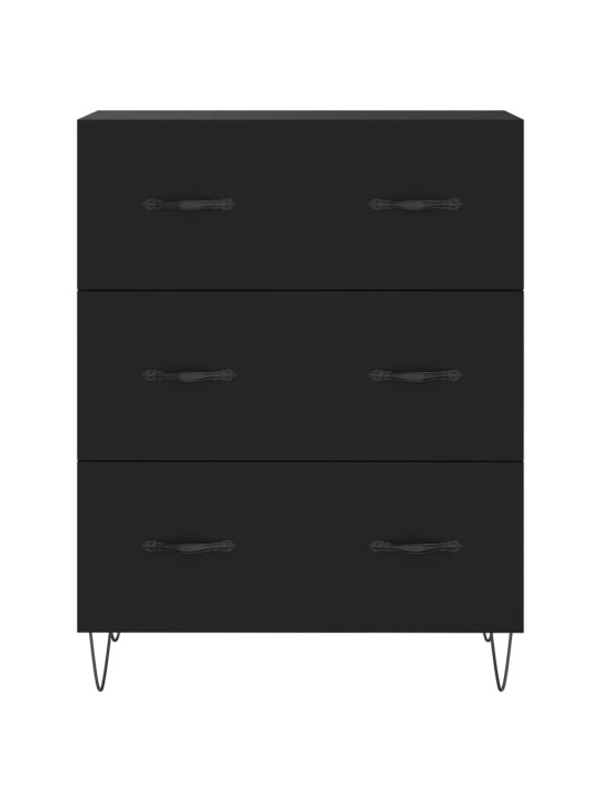 Skříň highboard černá 69,5 x 34 x 180 cm kompozitní dřevo