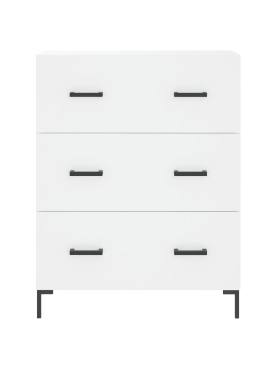 Skříň highboard bílá 69,5 x 34 x 180 cm kompozitní dřevo