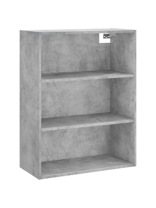 Skříň highboard betonově šedá 69,5x34x180 cm kompozitní dřevo