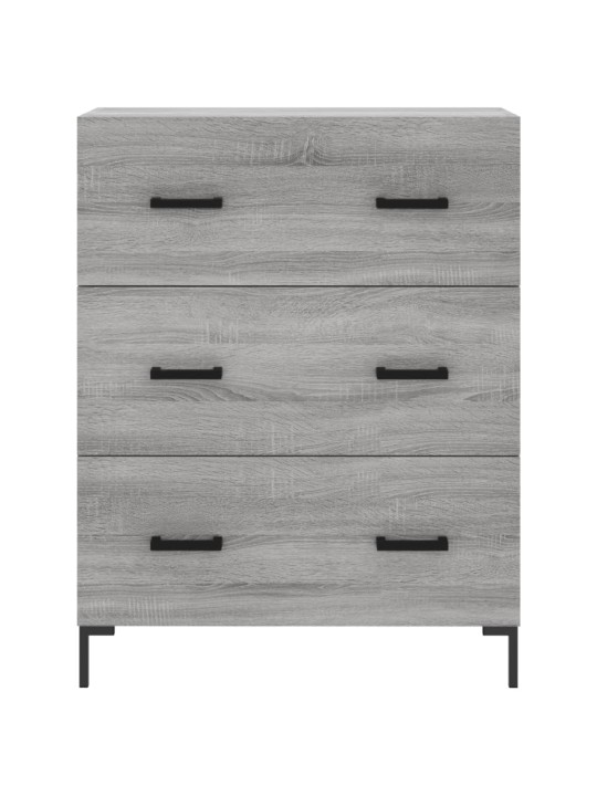 Skříň highboard šedá sonoma 69,5 x 34 x 180 cm kompozitní dřevo