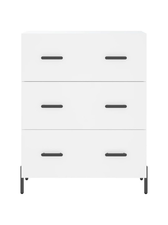 Skříň highboard bílá 69,5 x 34 x 180 cm kompozitní dřevo
