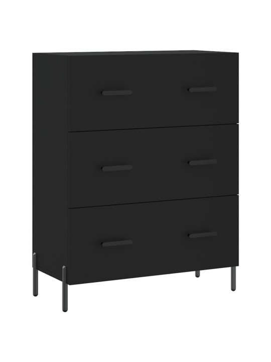 Skříň highboard černá 69,5 x 34 x 180 cm kompozitní dřevo