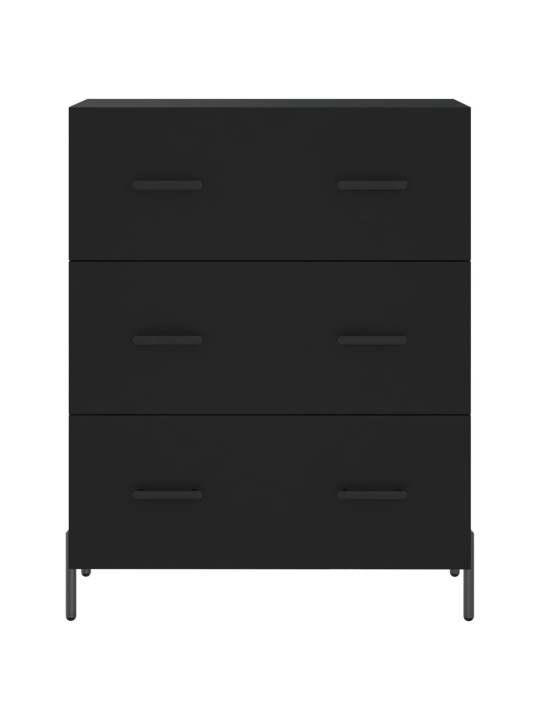 Skříň highboard černá 69,5 x 34 x 180 cm kompozitní dřevo