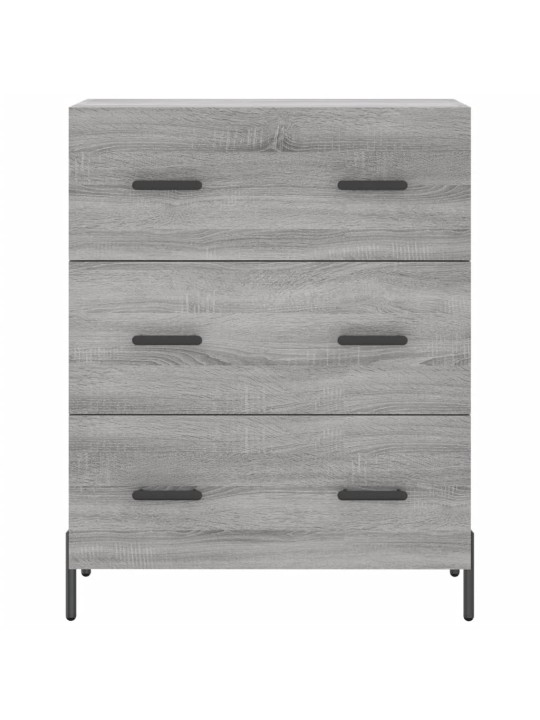 Skříň highboard šedá sonoma 69,5 x 34 x 180 cm kompozitní dřevo
