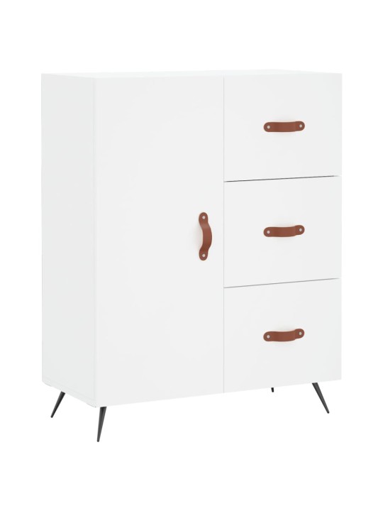 Skříň highboard bílá 69,5 x 34 x 180 cm kompozitní dřevo