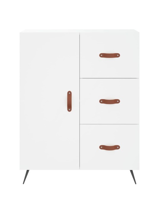 Skříň highboard bílá 69,5 x 34 x 180 cm kompozitní dřevo
