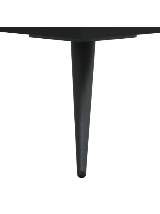 Skříň highboard černá 69,5 x 34 x 180 cm kompozitní dřevo
