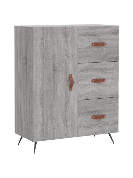 Skříň highboard šedá sonoma 69,5 x 34 x 180 cm kompozitní dřevo