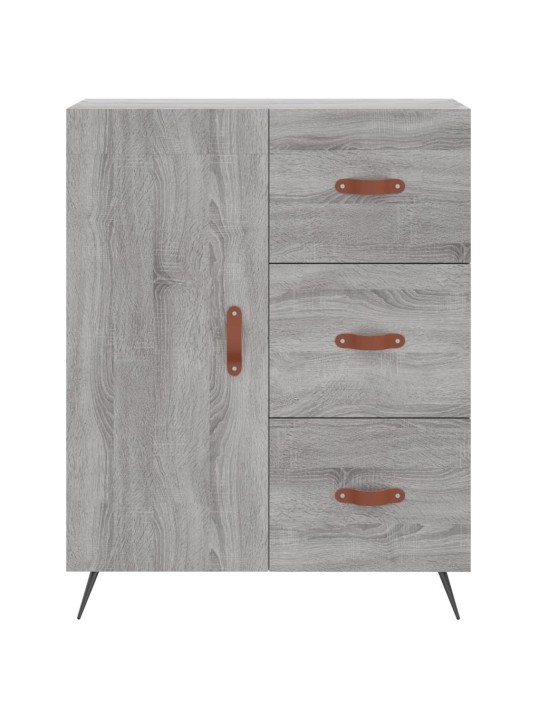 Skříň highboard šedá sonoma 69,5 x 34 x 180 cm kompozitní dřevo