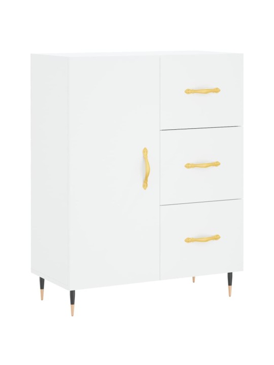 Skříň highboard bílá 69,5 x 34 x 180 cm kompozitní dřevo
