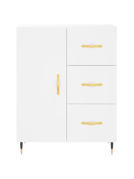Skříň highboard bílá 69,5 x 34 x 180 cm kompozitní dřevo