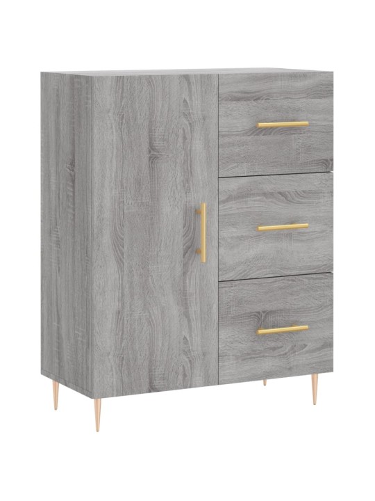 Skříň highboard šedá sonoma 69,5 x 34 x 180 cm kompozitní dřevo