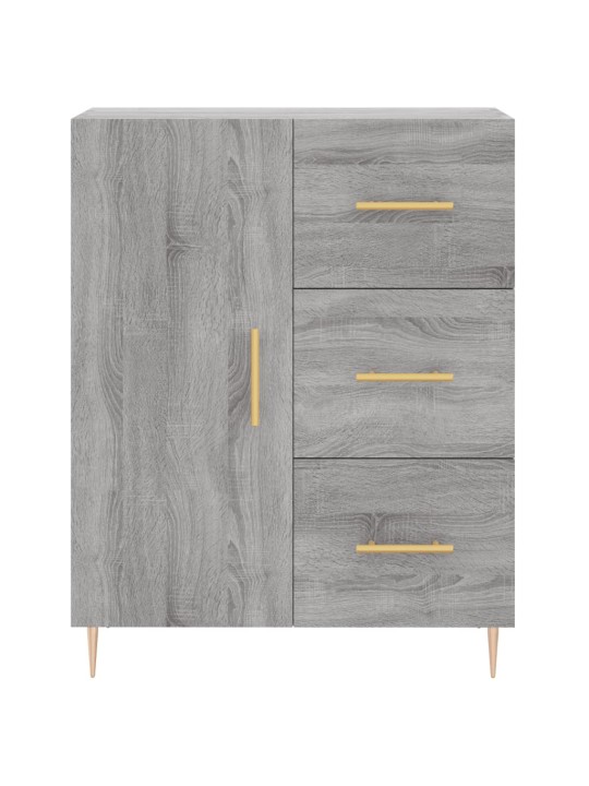Skříň highboard šedá sonoma 69,5 x 34 x 180 cm kompozitní dřevo