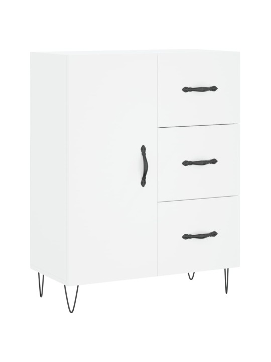 Skříň highboard bílá 69,5 x 34 x 180 cm kompozitní dřevo