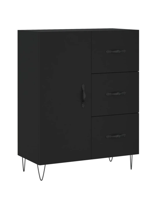 Skříň highboard černá 69,5 x 34 x 180 cm kompozitní dřevo
