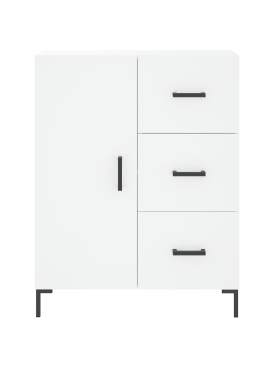 Skříň highboard bílá 69,5 x 34 x 180 cm kompozitní dřevo