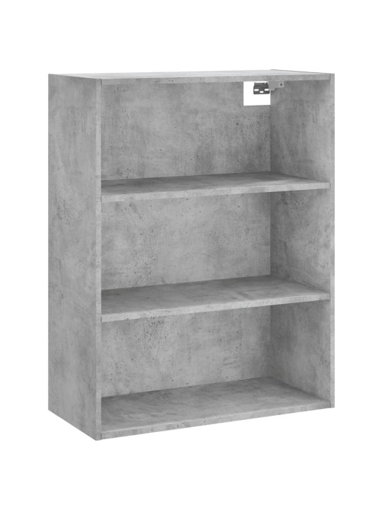 Skříň highboard betonově šedá 69,5x34x180 cm kompozitní dřevo