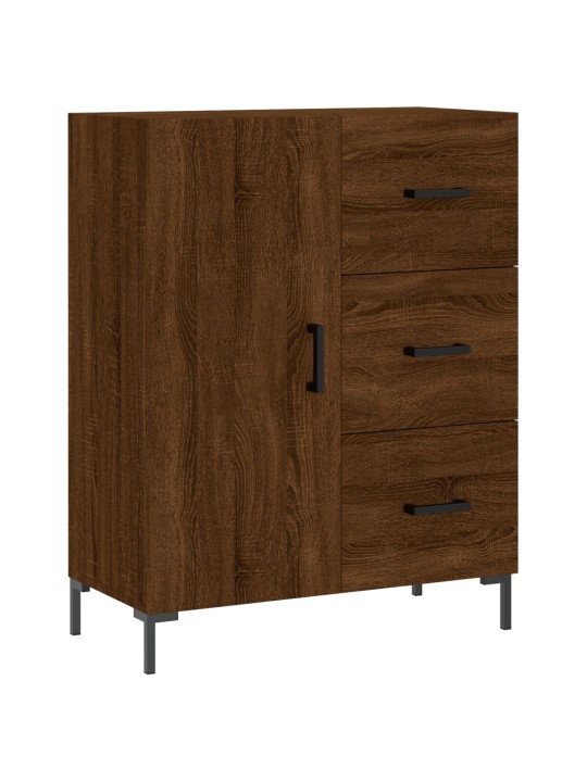 Skříň highboard hnědý dub 69,5 x 34 x 180 cm kompozitní dřevo