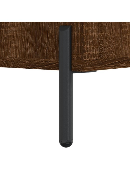 Skříň highboard hnědý dub 69,5 x 34 x 180 cm kompozitní dřevo