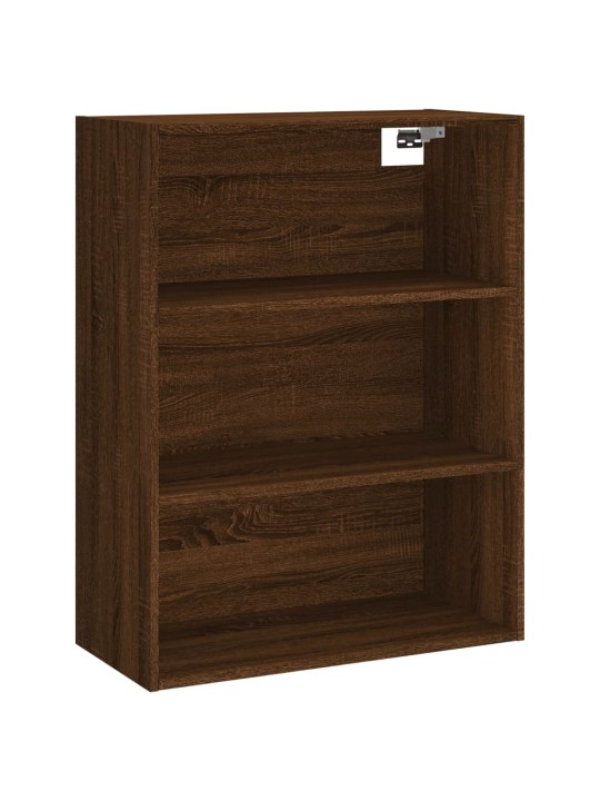 Skříň highboard hnědý dub 69,5 x 34 x 180 cm kompozitní dřevo