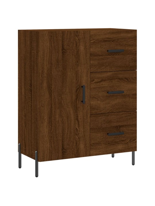 Skříň highboard hnědý dub 69,5 x 34 x 180 cm kompozitní dřevo