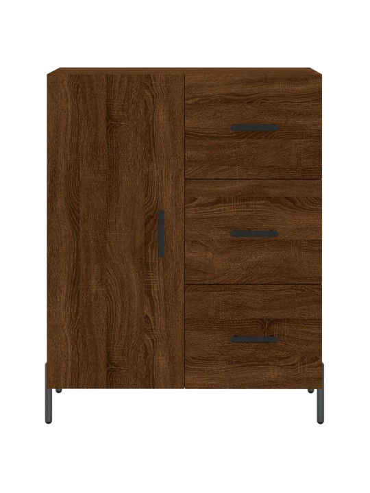 Skříň highboard hnědý dub 69,5 x 34 x 180 cm kompozitní dřevo
