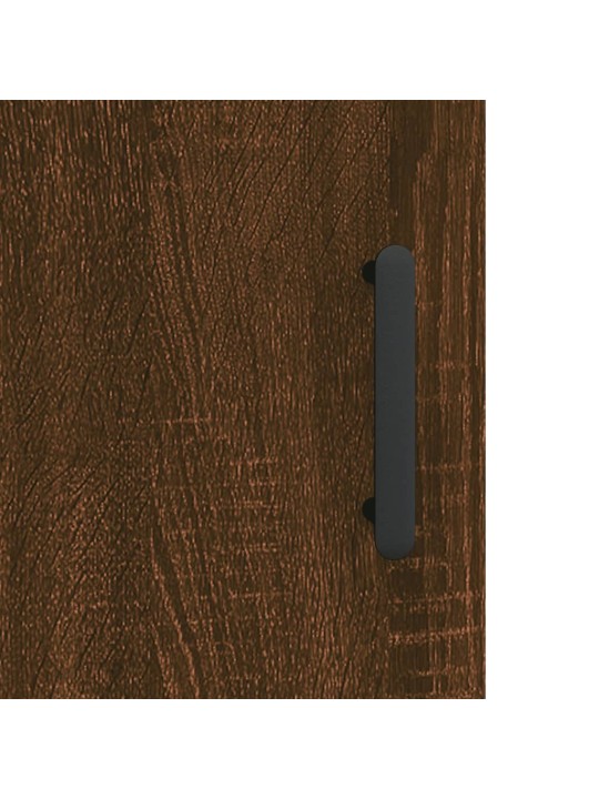 Skříň highboard hnědý dub 69,5 x 34 x 180 cm kompozitní dřevo