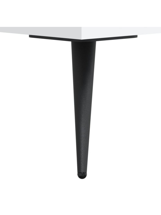 Skříň highboard bílá 69,5 x 34 x 180 cm kompozitní dřevo