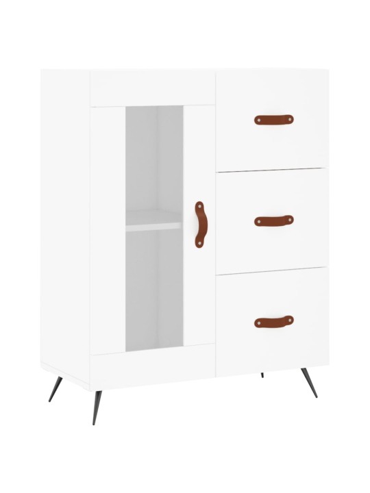 Skříň highboard bílá 69,5 x 34 x 180 cm kompozitní dřevo