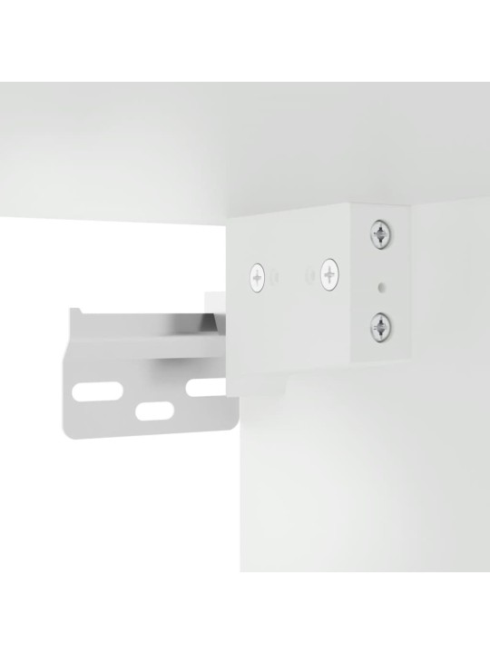 Skříň highboard bílá 69,5 x 34 x 180 cm kompozitní dřevo