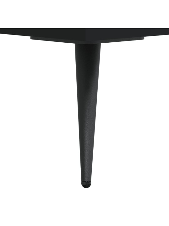 Skříň highboard černá 69,5 x 34 x 180 cm kompozitní dřevo