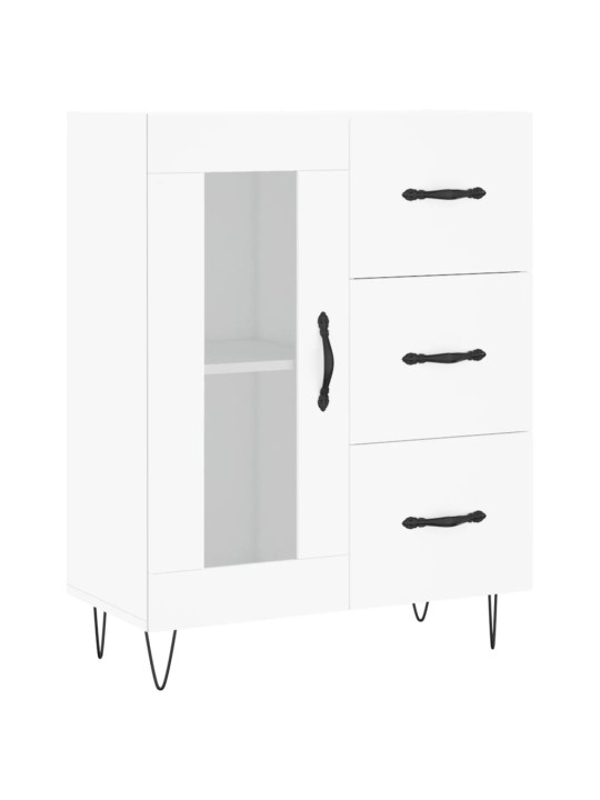 Skříň highboard bílá 69,5 x 34 x 180 cm kompozitní dřevo