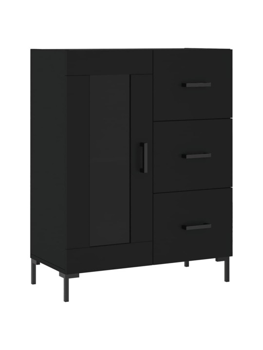 Skříň highboard černá 69,5 x 34 x 180 cm kompozitní dřevo