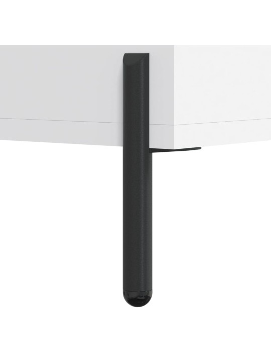 Skříň highboard bílá 69,5 x 34 x 180 cm kompozitní dřevo
