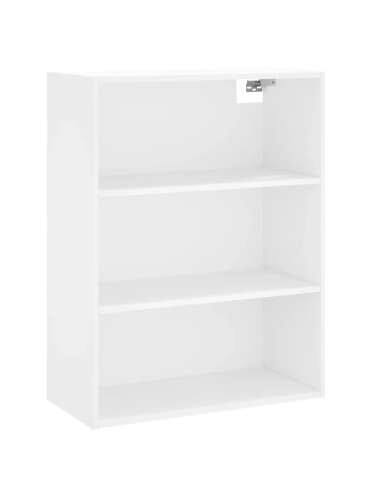 Skříň highboard bílá 69,5 x 34 x 180 cm kompozitní dřevo