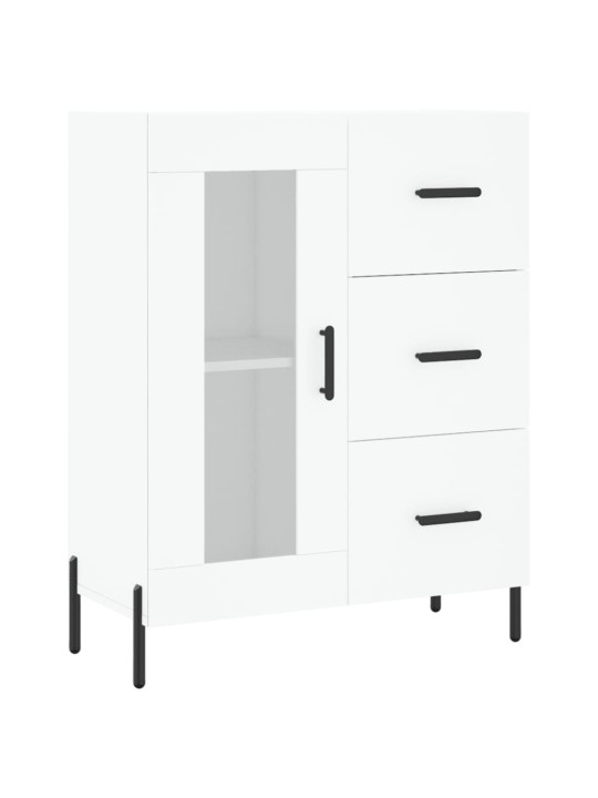 Skříň highboard bílá 69,5 x 34 x 180 cm kompozitní dřevo
