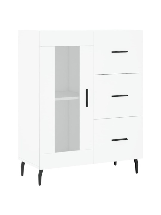 Skříň highboard bílá 69,5 x 34 x 180 cm kompozitní dřevo