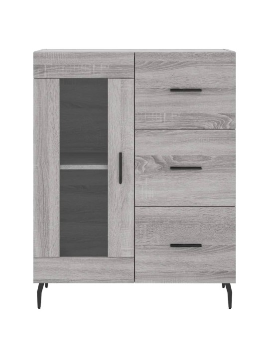 Skříň highboard šedá sonoma 69,5 x 34 x 180 cm kompozitní dřevo