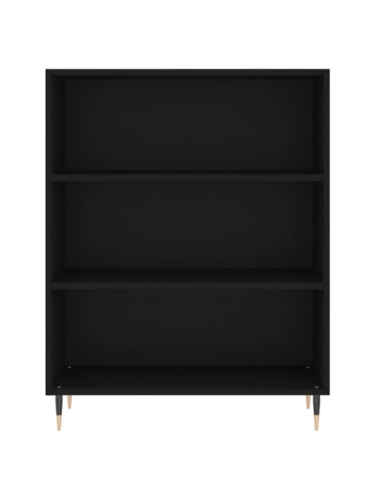 Skříň černá 69,5 x 32,5 x 180 cm kompozitní dřevo