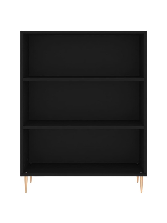 Skříň černá 69,5 x 32,5 x 180 cm kompozitní dřevo