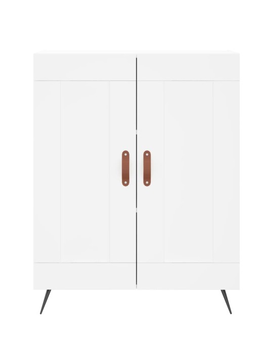Skříň highboard bílá 69,5 x 34 x 180 cm kompozitní dřevo