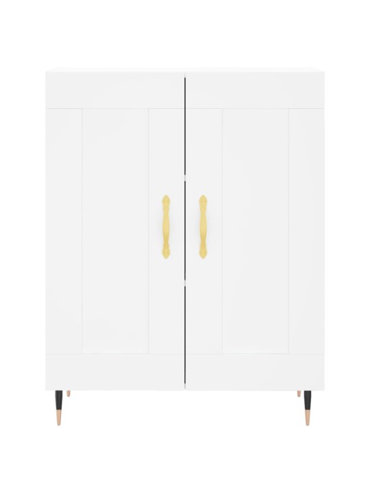 Skříň highboard bílá 69,5 x 34 x 180 cm kompozitní dřevo