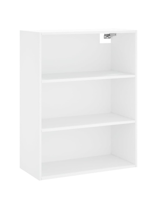 Skříň highboard bílá 69,5 x 34 x 180 cm kompozitní dřevo